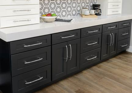 Shaker Espresso Kitchen Cabinets - Super Home Surplus Store View