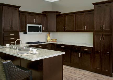 Shaker Black Kitchen Cabinets - Super Home Surplus Store View