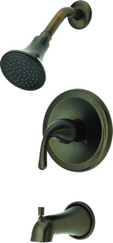 Single Handle Tub and Shower Faucet P24101-10 Oil Rubbed Bronze