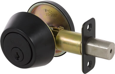 Deadbolt Single Cylinder Black