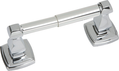 Toilet Paper Holder Polished Chrome Square US26 588006