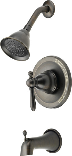 Single Handle Tub and Shower Faucet P34101-10 Oil Rubbed Bronze
