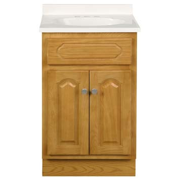 16 Inch Deep Vanity - Appalachian Oak