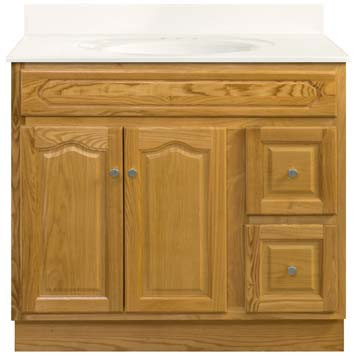 21 Inch Deep Vanity - Appalachian Oak