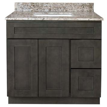 Bathroom Vanity - Shaker Gray