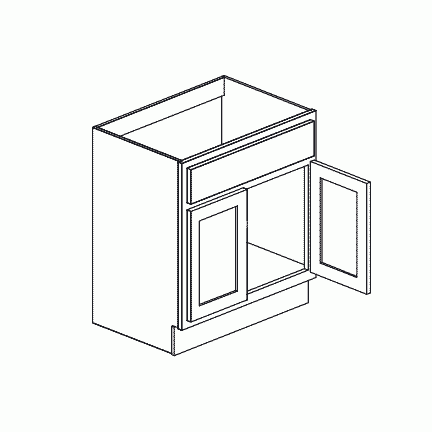 Bathroom Vanity 24 Inch, 18 Inch Depth - Appalachian Oak AOV2418