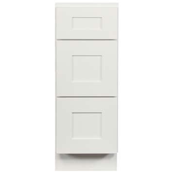 Vanity Drawer Stack - Shaker White