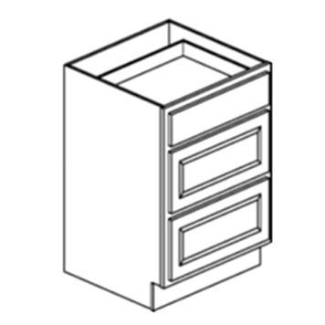 Bathroom Vanity Drawer Base - Unfinished Shaker Maple UNFVDB1221