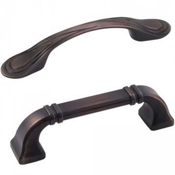 Cabinet Pulls in Brushed Oil Rubbed Bronze Finish