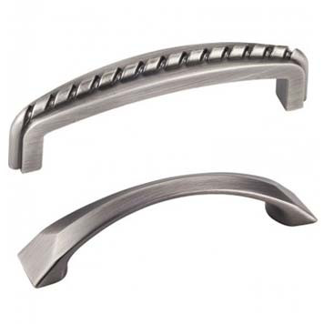 Cabinet Pulls in Brushed Pewter Finish