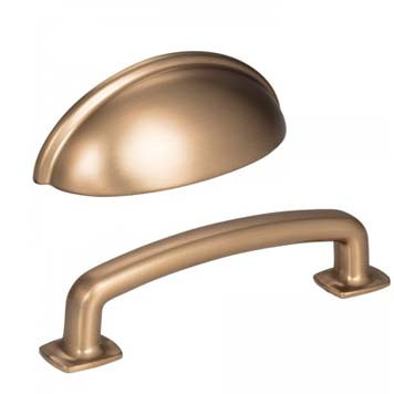 Cabinet Pulls in Satin Bronze Finish