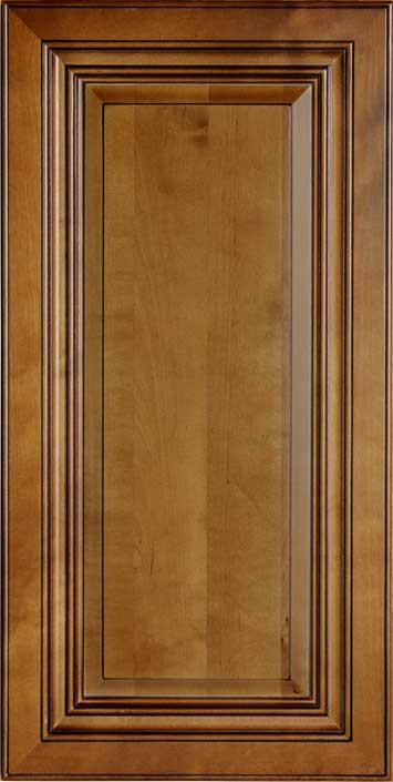 Charleston Coffee Glaze Wall Cabinet Sample