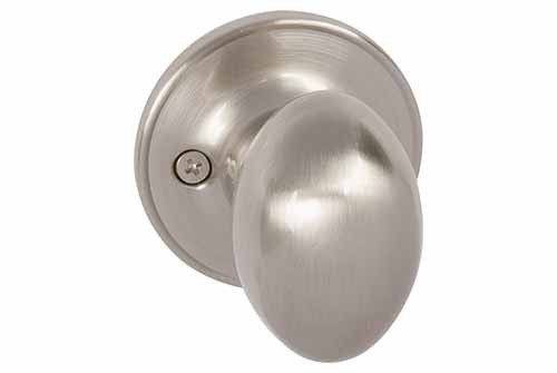 Dummy Door Knob - Carlyle Satin Nickel