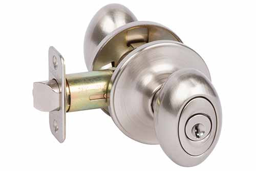 Entrance Door Knob - Carlyle Satin Nickel