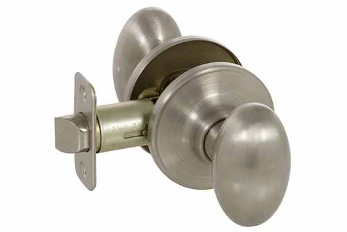 Passage Door Knob - Carlyle Satin Nickel