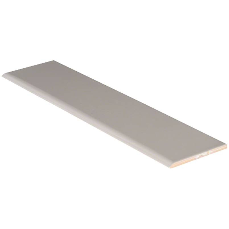 Gray Glossy 4x16 Bullnose Tile