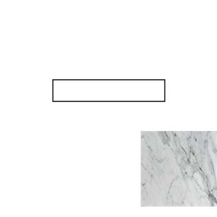 Carrara White Marble Side Splash