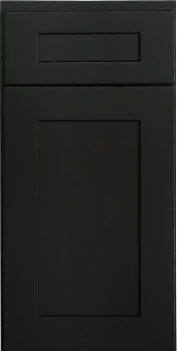 Shaker Black Cabinet Sample
