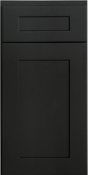 Shaker Black Cabinet Sample