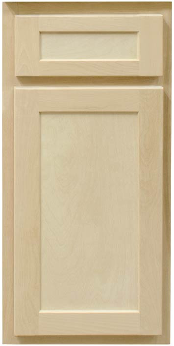 Unfinished Shaker Base Kitchen Cabinet Sample