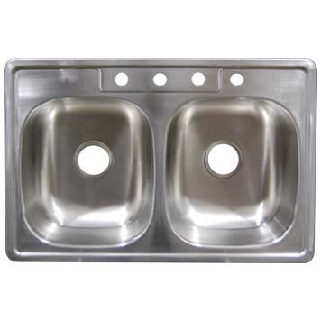 Stainless Steel Double Bowl Sink