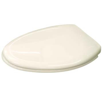 Elongated Front Toilet Seat in Biscuit