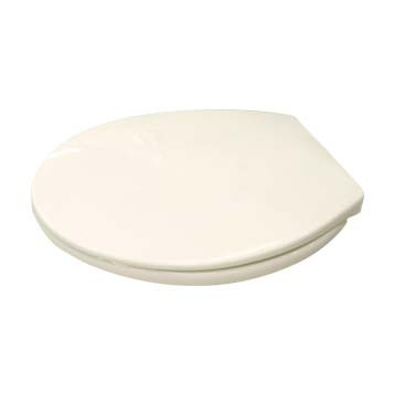 Round Front Toilet Seat in Biscuit