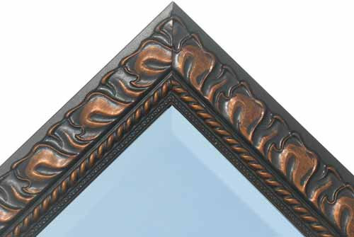 24 Inch Venetian Bronze Mirror