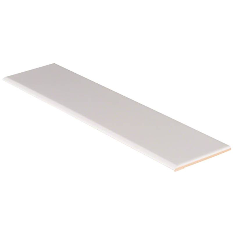 White Glossy 4x16 Bullnose Tile