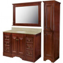 Reana Furniture Vanity with Mirror and Linen Cabinet