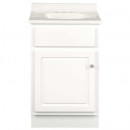 16 Inch Deep Vanity - Glossy White