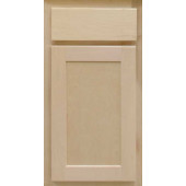 Unfinished Shaker Maple Cabinet Sample