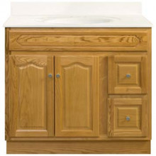 21 Inch Deep Vanity - Appalachian Oak