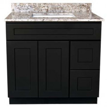 Bathroom Vanity - Shaker Black