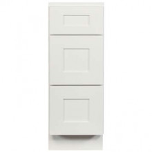 Vanity Drawer Stack - Shaker White