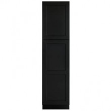 Linen Cabinet - Shaker Black