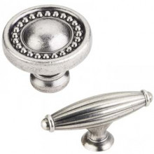 Cabinet Knobs in Distressed Pewter Finish