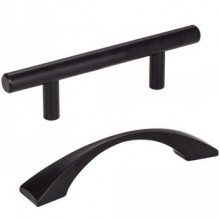 Cabinet Pulls in Matte Black Finish
