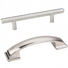Cabinet Pulls in Satin Nickel Finish