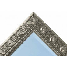 Antique Pewter Mirror Image