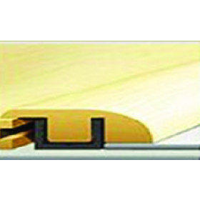 919-5 American Walnut Rigid Vinyl Plank Reducer 7'-8"L x 1.38"W x .47"T
