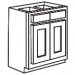 Base Cabinet 33 Inch - Unfinished Shaker Maple USMB33