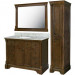 Renee Furniture Vanity with Mirror and Linen Cabinet