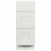 Vanity Drawer Stack - Shaker White