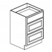 Bathroom Vanity Drawer Base - Unfinished Shaker Maple UNFVDB1221