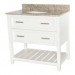 Sorento Contemporary Vanity in White Finish