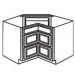 Drawer Base Corner Cabinet - Appalachian Oak AOCDB36-3