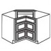 Drawer Base Corner Cabinet - Appalachian Oak AOCDB36-3