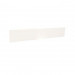 22" Cultured Marble Universal Side Splash - Solid White