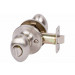 Locking Privacy Door Knob - Carlyle Satin Nickel